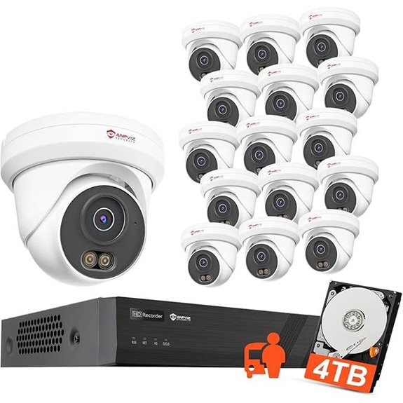 Anpviz 12MP 16CH PoE Security Camera System