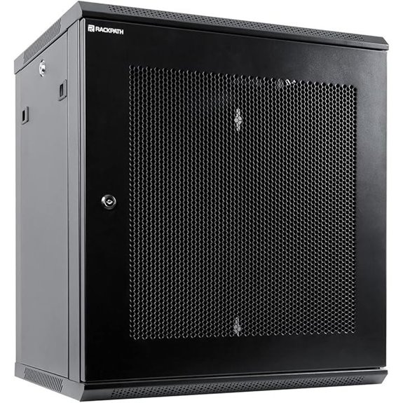RackPath 12U Wall Mount Server Rack Enclosure