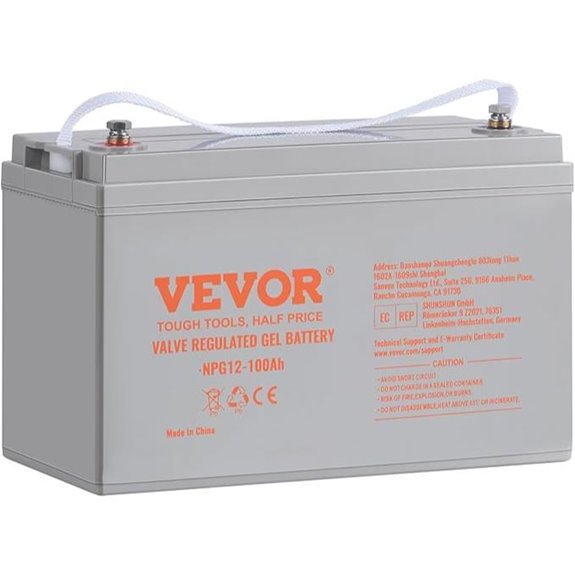 VEVOR 12V 100AH Deep Cycle AGM Battery