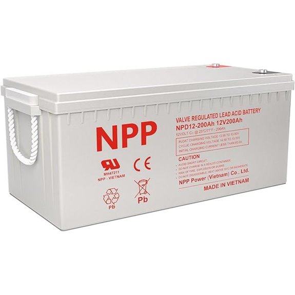 NPP 12V 200Ah AGM Deep Cycle Battery