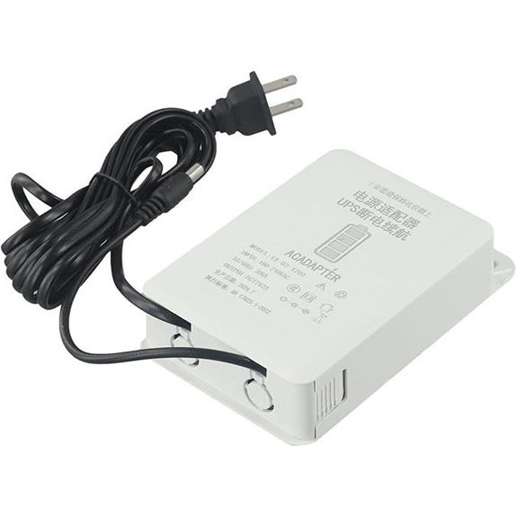 DC 12V-2A Mini UPS Battery Backup for WiFi and Cameras