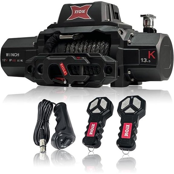 XYCLE 13500lbs 12V Waterproof Electric Winch