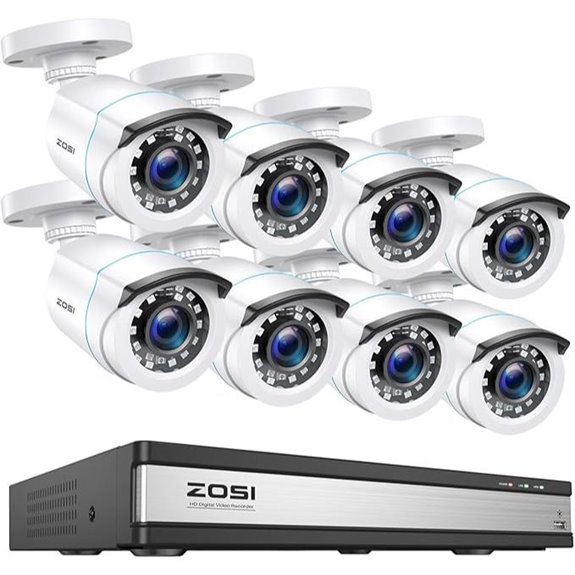 ZOSI 16-Channel H.265+ Security Camera System