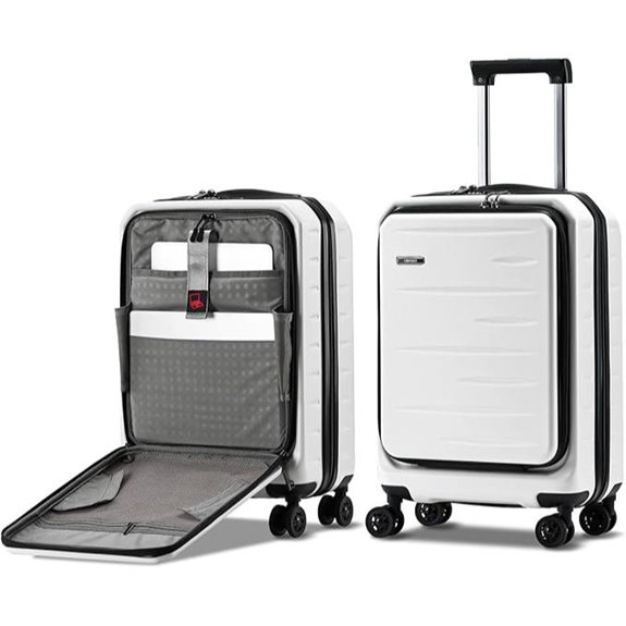 Carry On Luggage 20-Inch Hard Shell Spinner with TSA