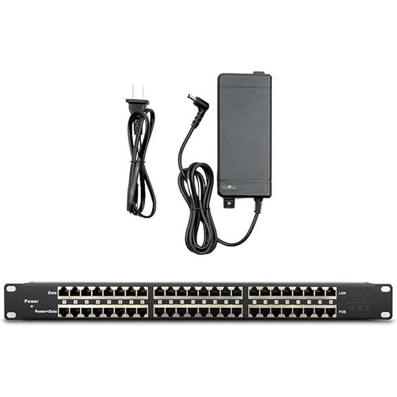 PoE Texas 24-Port PoE Injector with Power Supply