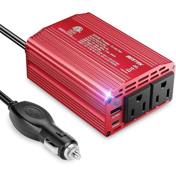 BESTEK 300W Car Power Inverter with Dual USB Ports