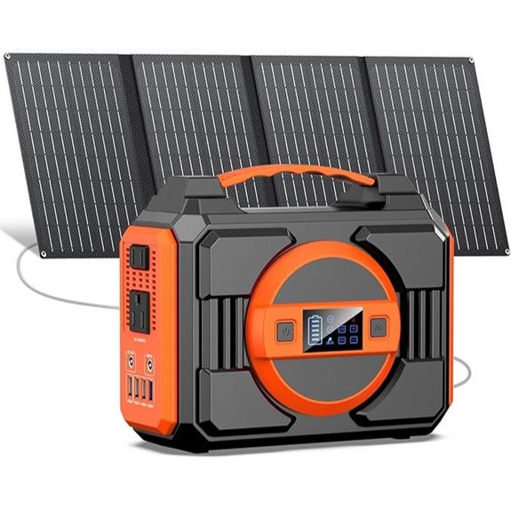 Solar Power Generator 300W with 40W Solar Panels