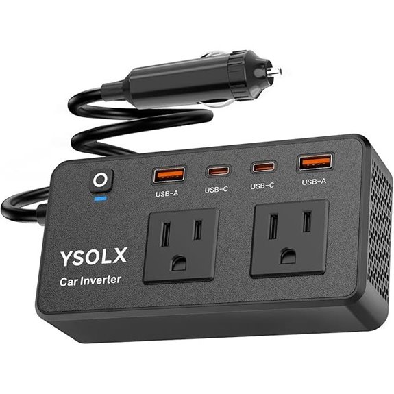 300W Car Power Inverter with USB-C & USB-A