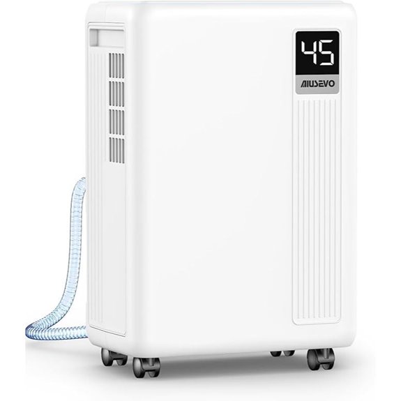 30 Pint Dehumidifier with Drain Hose & Timer