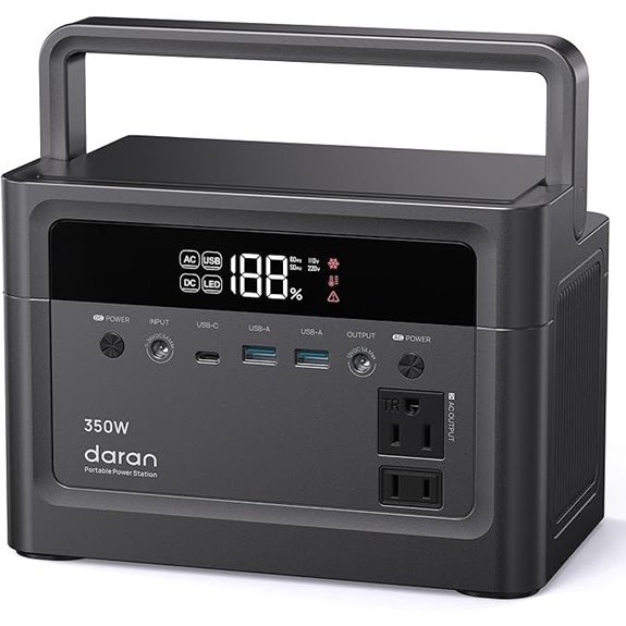 Portable 350W Power Station with 288Wh Battery