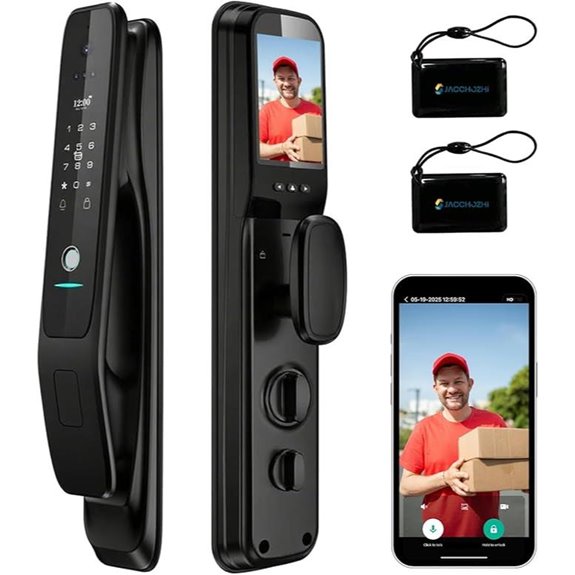 3D Face Recognition Smart Lock with Camera