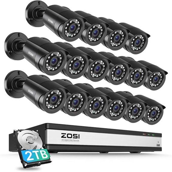 ZOSI 3K Lite 16-Channel Security Camera System