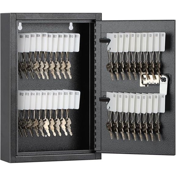 KYODOLED 40-Key Locking Wall Mount Cabinet