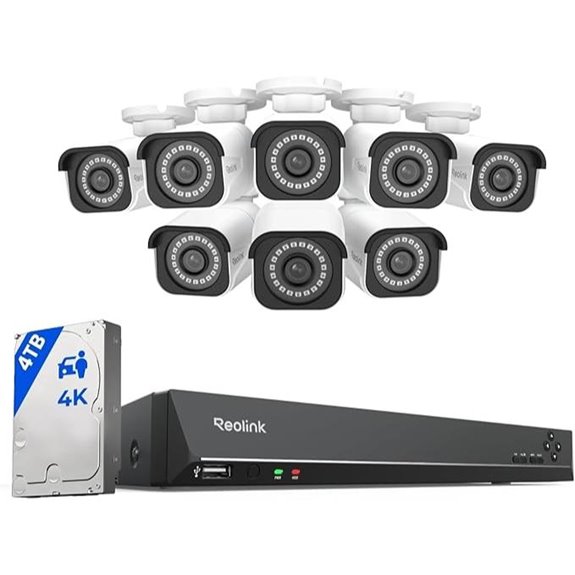 REOLINK 4K Security Camera System with 8CH NVR