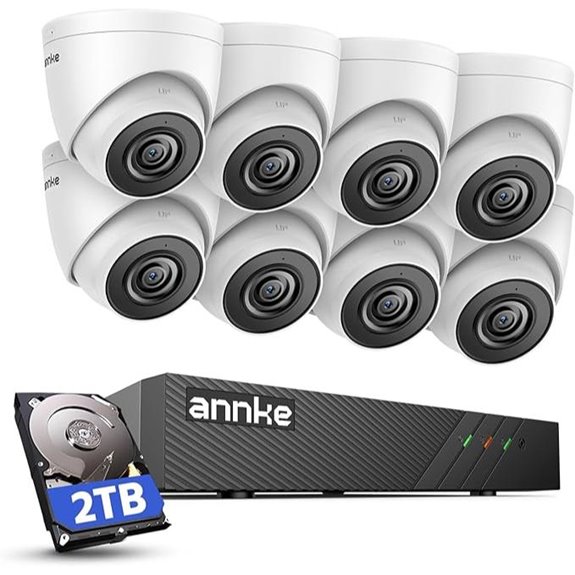 ANNKE 5MP PoE Security Camera System with 2TB HDD