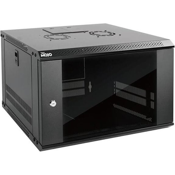 Tecmojo 6U Wall Mount Server Rack with Door