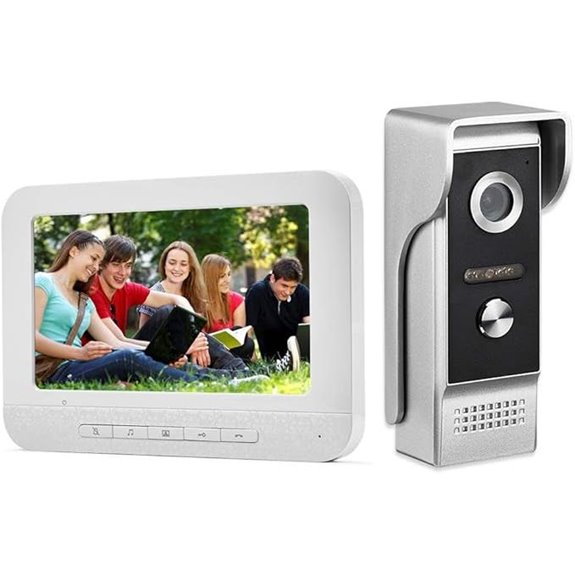 Wired Video Intercom System with 7-Inch Monitor