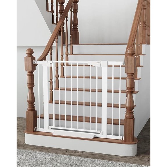 Cumbor Adjustable Baby & Pet Gate with Walk Thru