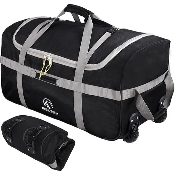 Redcamp Foldable Duffle Bag with Wheels (85L/120L/140L)