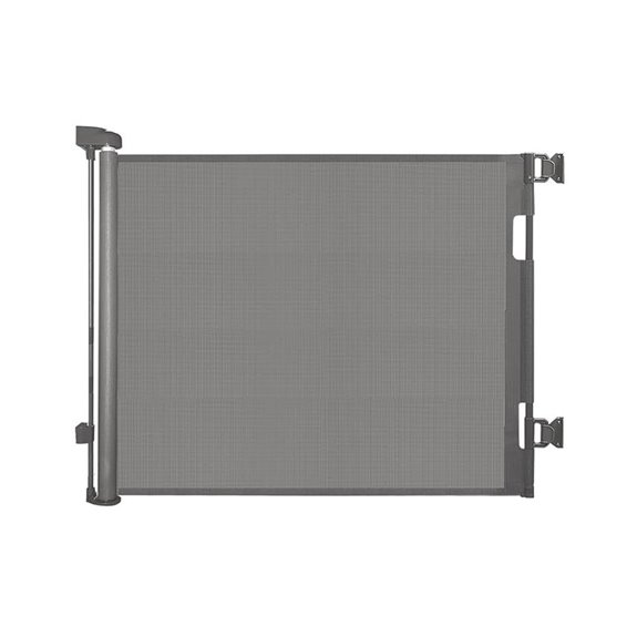 Retractable Baby Gate 33”H Expands to 55” Gray