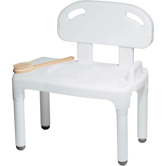 Carex Tub Transfer Bench with Adjustable Legs