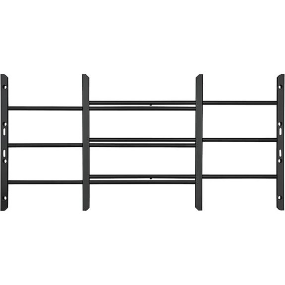 Grisham Fixed Window Security Bars Adjustable Steel Guards