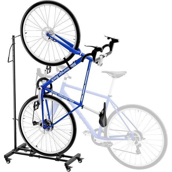Adjustable Vertical Bike Stand for 29 Wheels