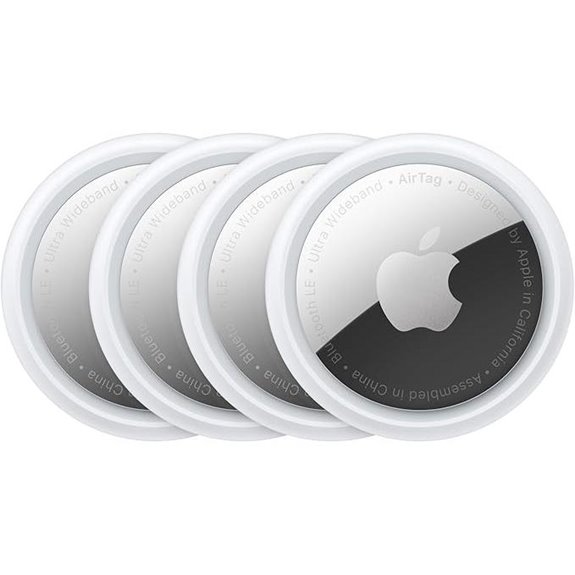 Apple AirTag 4 Pack for Key and Item Tracking