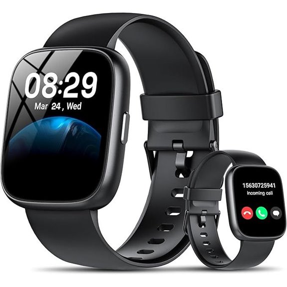 Smart Watch with Alexa Heart Rate & Waterproof