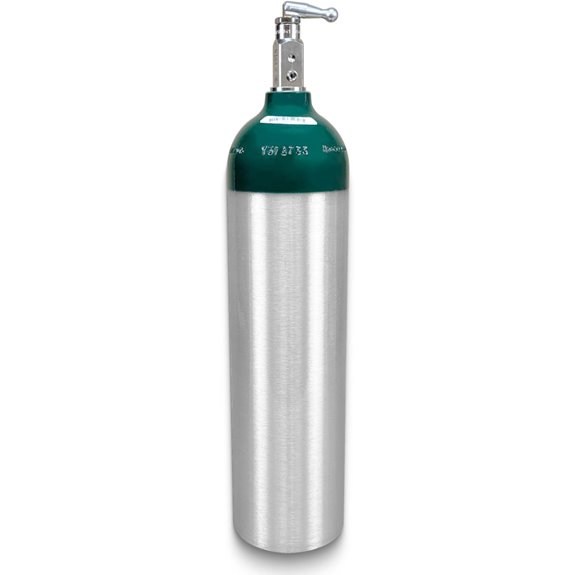 ResOne Aluminum Medical Oxygen Cylinder D Size