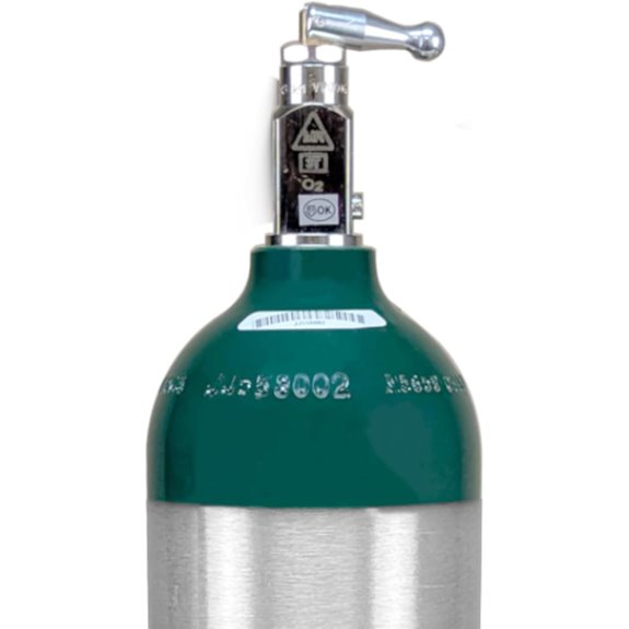 ResOne Aluminum Medical Oxygen Cylinder with CGA-870 Valve