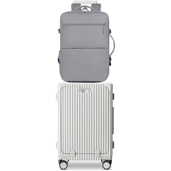 Feilario 2-Piece Aluminum Spinner Luggage Set