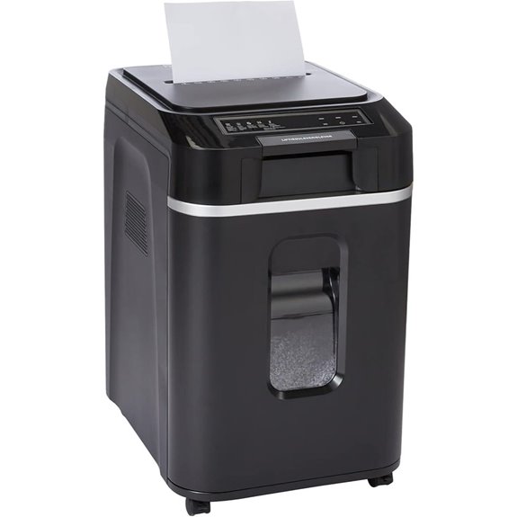 Amazon Basics Cross Cut Paper Shredder with Pullout Basket