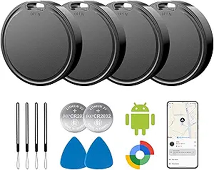 Android Air Tag Tracker Pack with 2-Year Battery