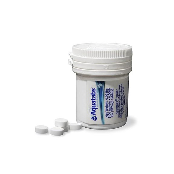 Aquatabs 397mg Water Purification Tablets (100 Pack)