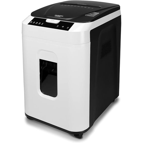Aurora 200-Sheet Micro-Cut Auto Feed Paper Shredder