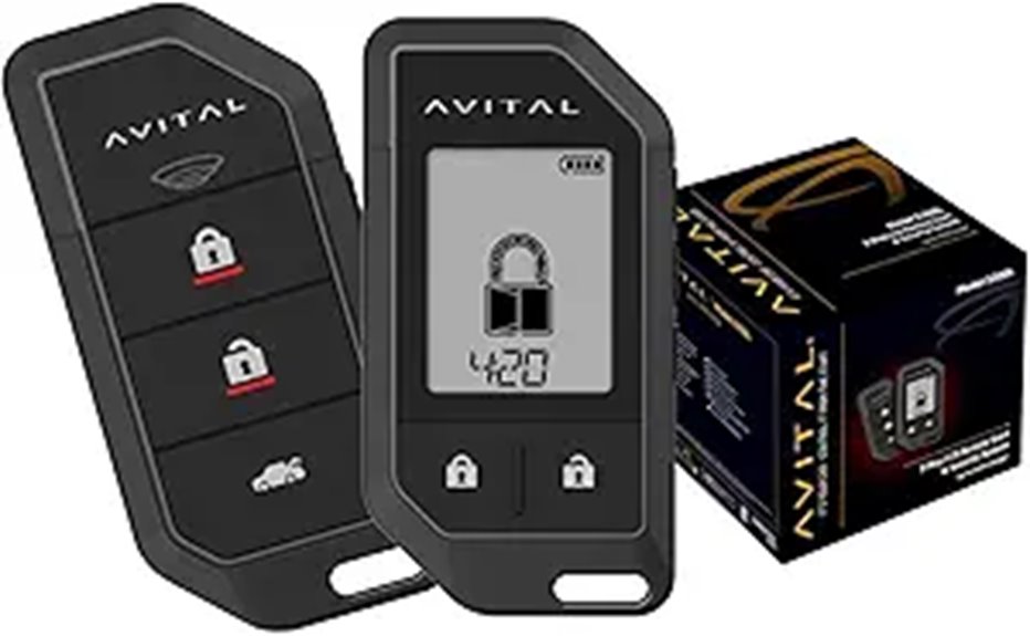 Avital 5308L Automotive 2-Way Remote Start Security System with 2 Remotes