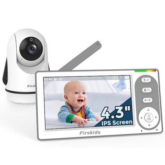 Baby Monitor with Camera Audio Night Vision Battery
