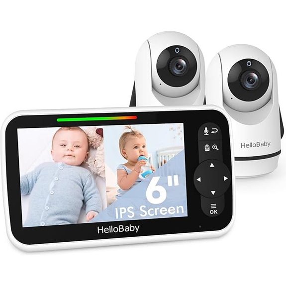 baby monitor with dual cameras