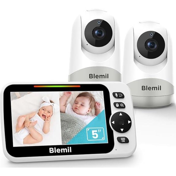 baby monitor with dual cameras