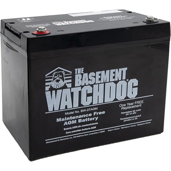 Basement Watchdog AGM Backup Sump Pump Battery