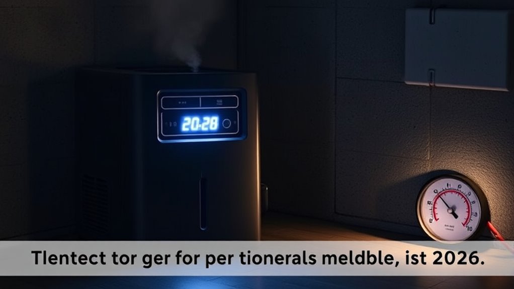 basement dehumidifier selection factors