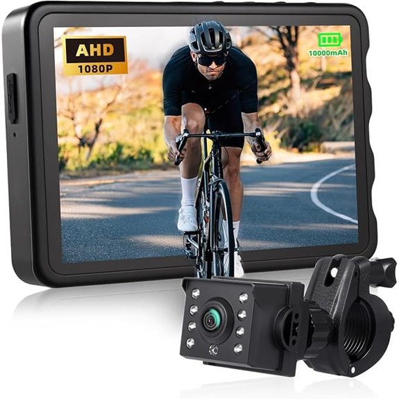 Bike Camera with 10000mAh Battery & 360° Rotation