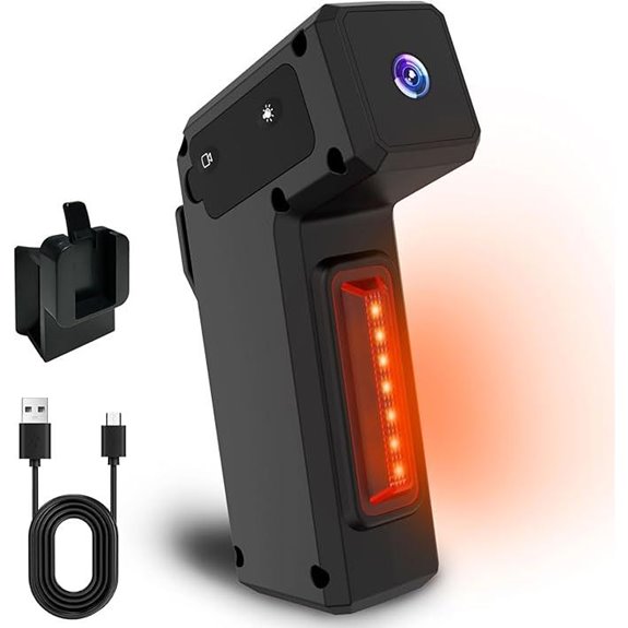 Bike Camera with Tail Light 1080P HD Cycling Recorder