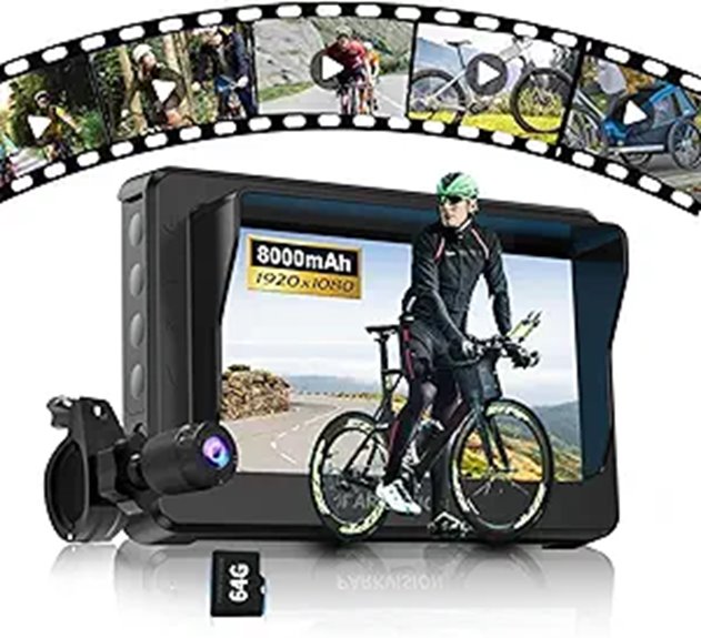 PARKVISION Bicycle Rear View Camera with Monitor