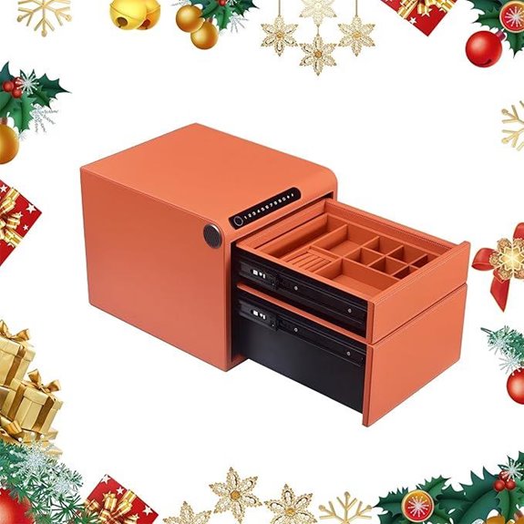 XPEDITION Biometric Jewelry Safe with Fingerprint Lock