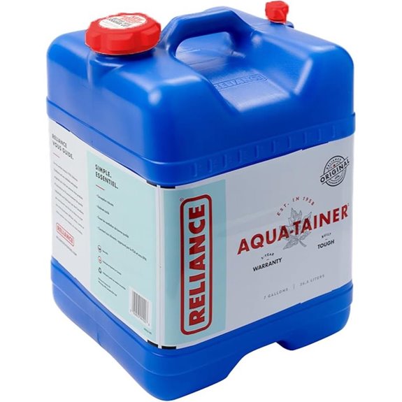 Reliance Aqua-Tainer 7-Gallon Water Container Blue