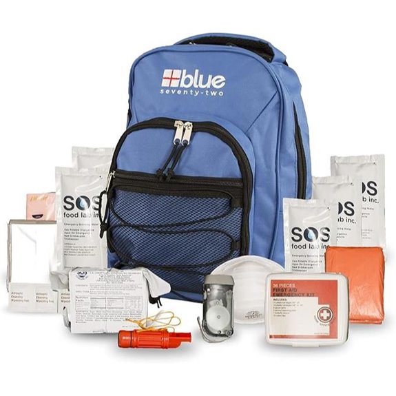 Blue Seventy-Two Emergency Survival Kit Backpack