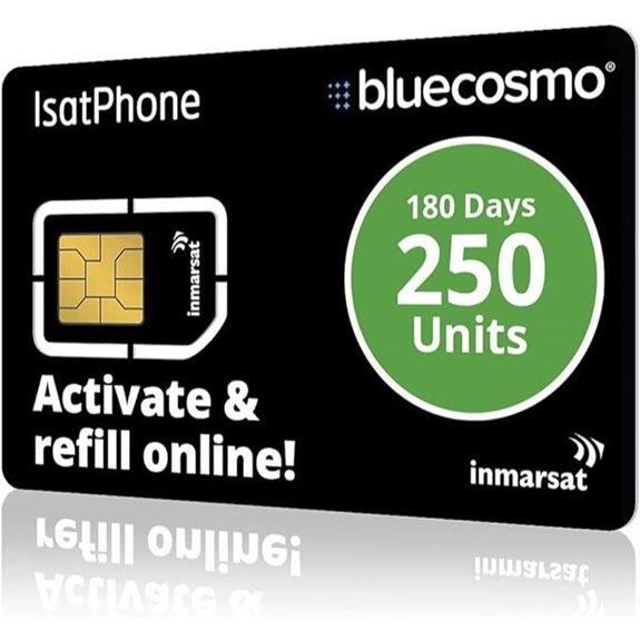 BlueCosmo IsatPhone 250 Prepaid Satellite SIM Card