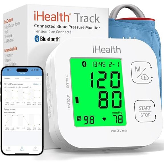 iHealth Track Blood Pressure Monitor with Bluetooth
